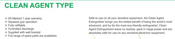 Clean Agent Type Fire Extinguisher - Image 7